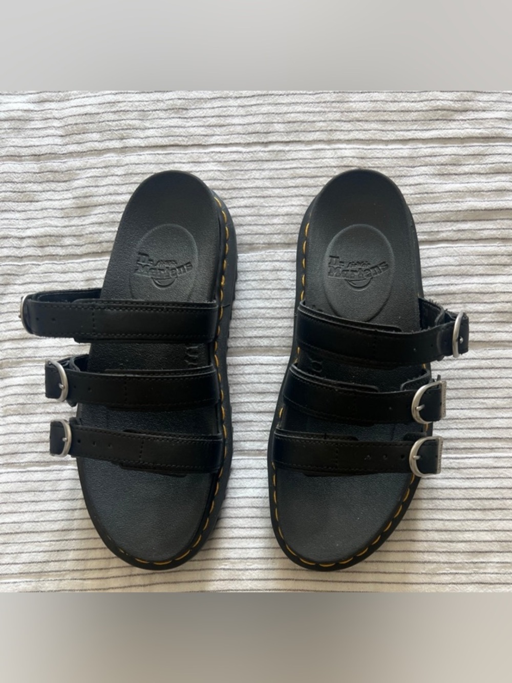 Dr. Martens Black Sandals
